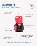 Bomba de agua desagote SAP AS - Imagen 4