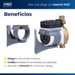 Soporte plástico presurizadora 2 baños - TPL-1 - Imagen 5